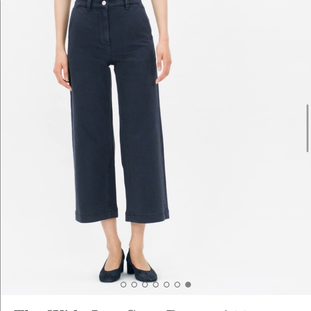 EVERLANE | THE WIDE LEG CROP (Rust)